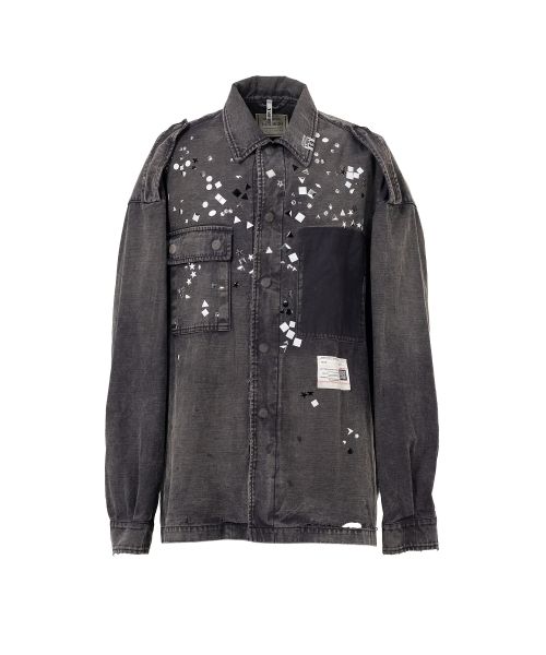 Embellished Military Shirt