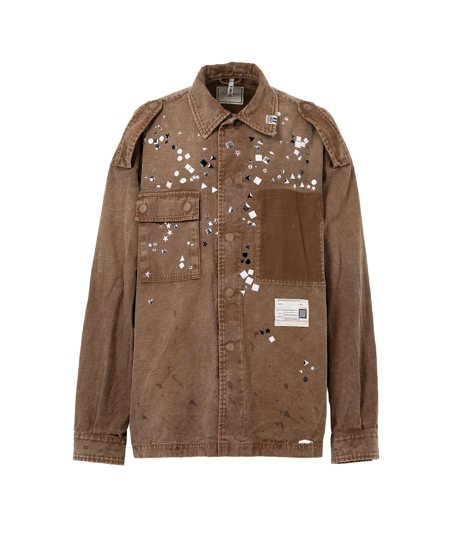 Embellished Military Shirt