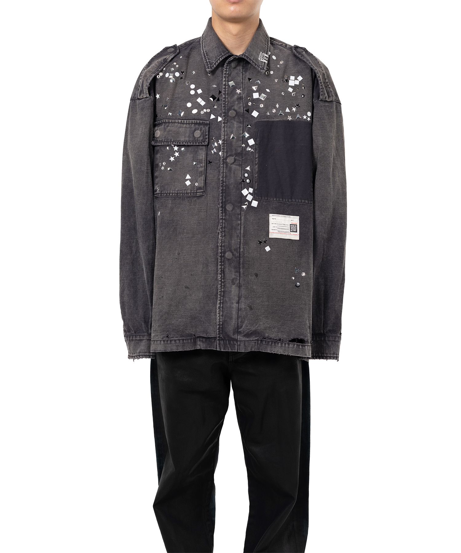 Embellished Military Shirt