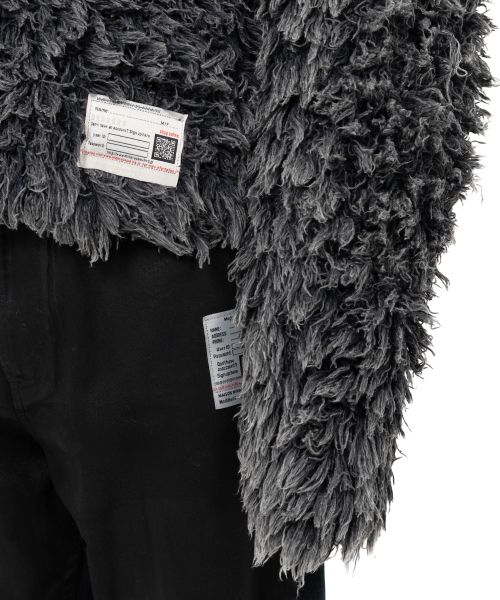 Bleached Shaggy Knit Sweater