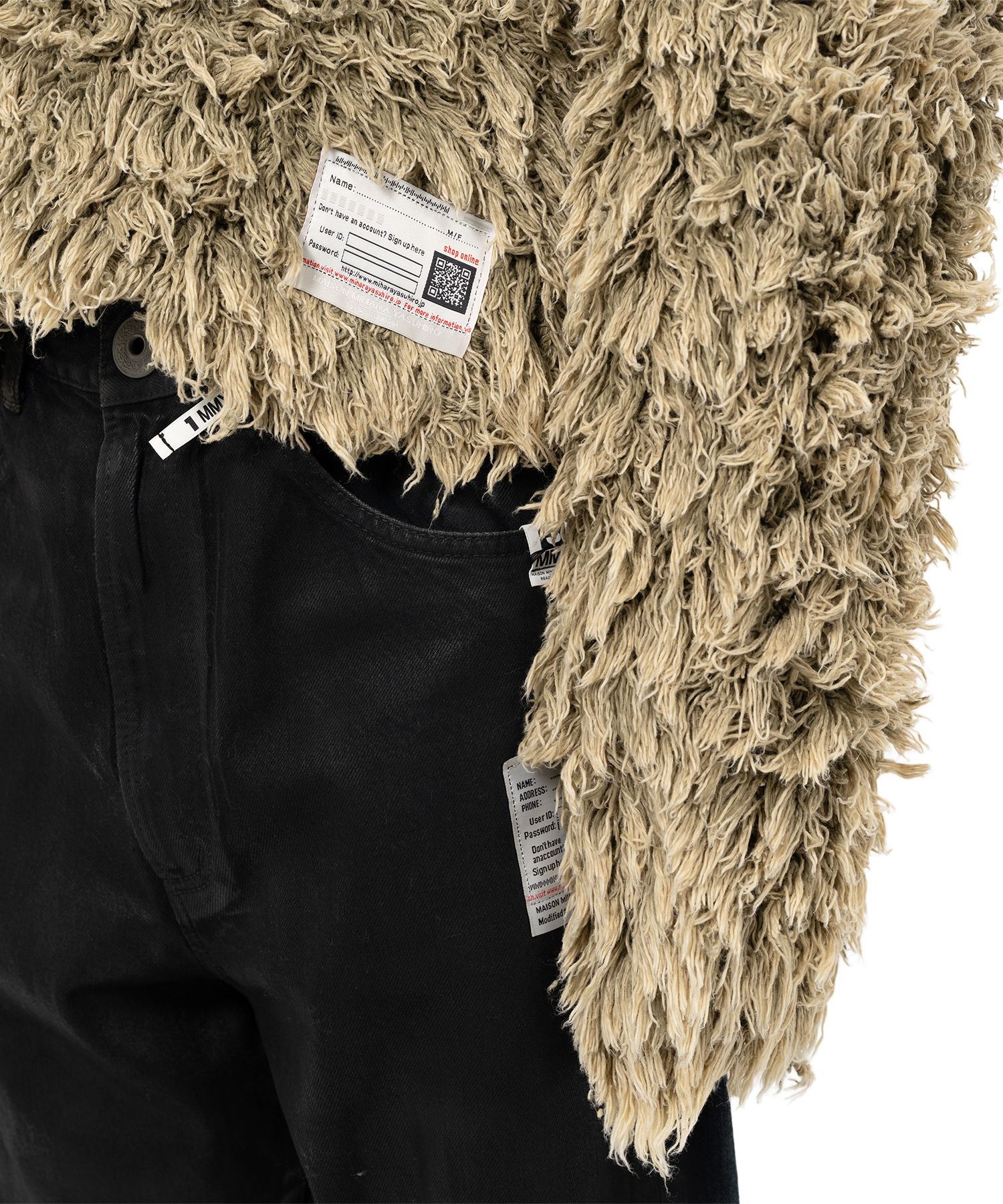トップス mihara yasuhiro Bleached Knit Sweater 44 Maison MIHARA YASUHIRO ONLINE STORE（ミハラヤスヒロ