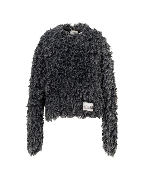 Bleached Shaggy Knit Sweater