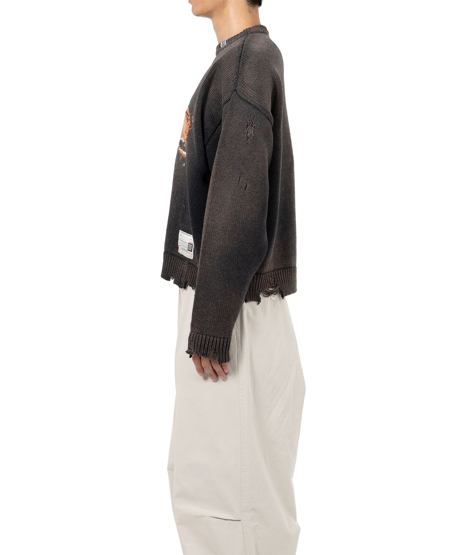 Whale Jacquard Knit Sweater