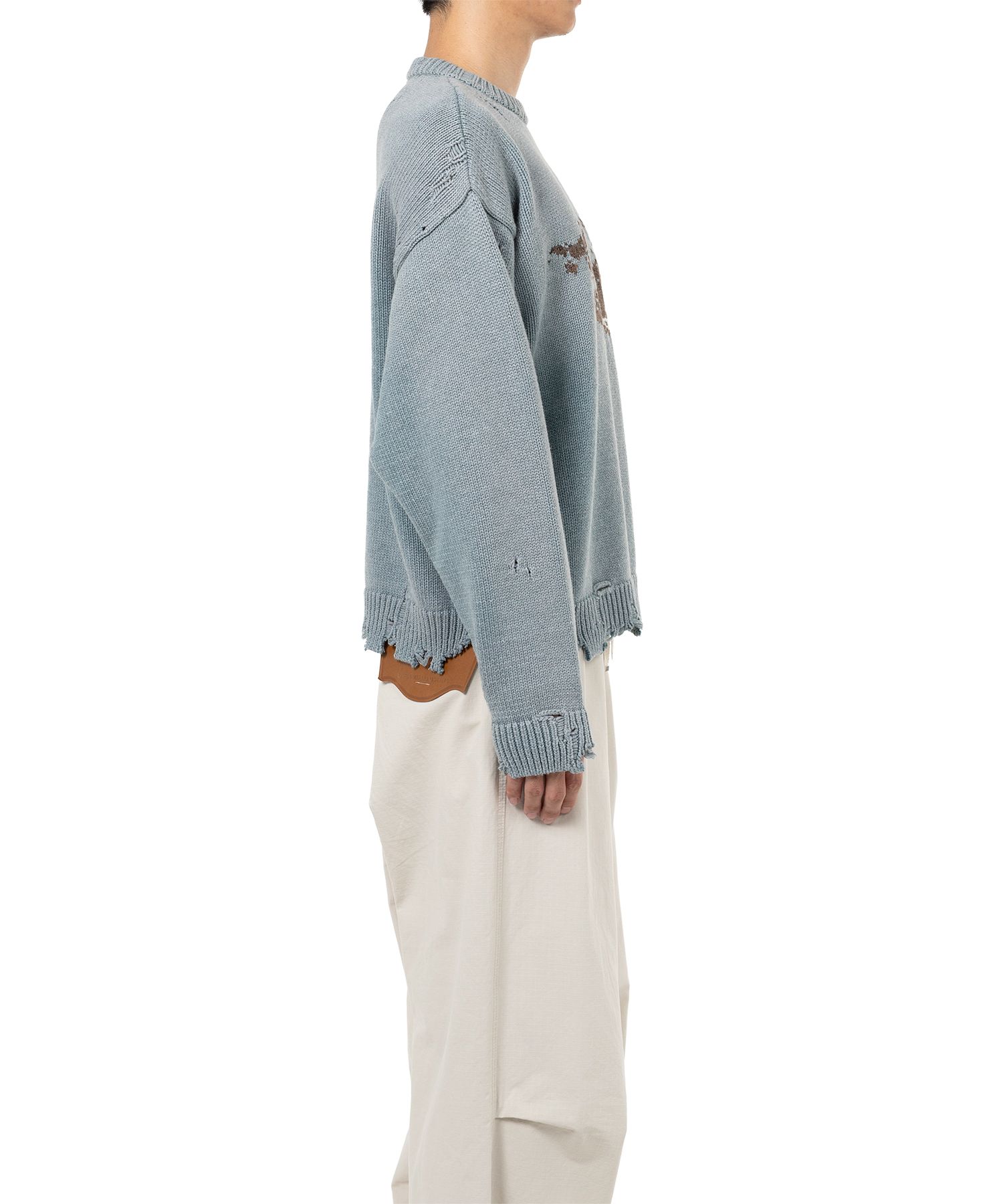 Whale Jacquard Knit Sweater