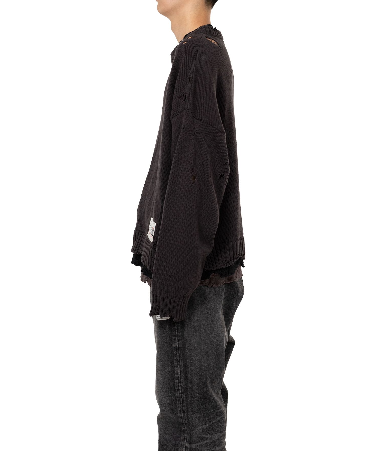 Triple Layered Knit Sweater