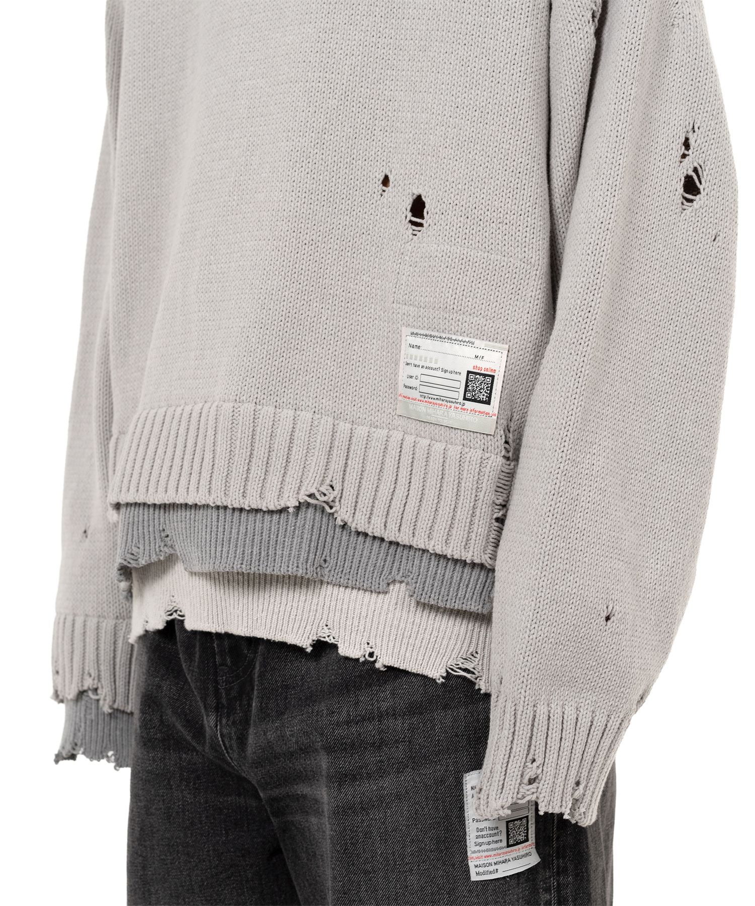 Triple Layered Knit Sweater