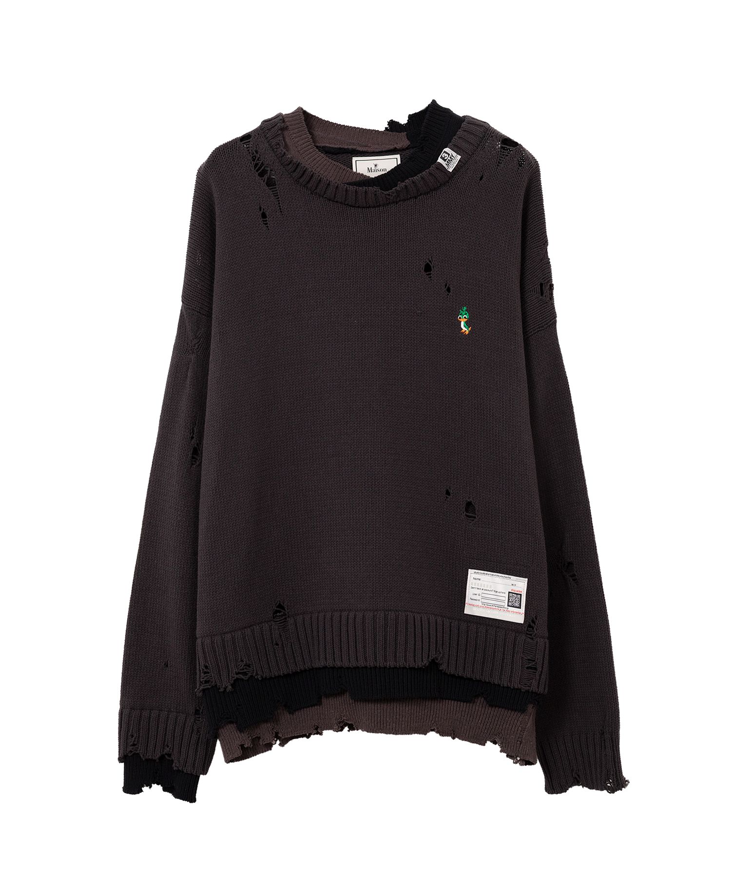 Triple Layered Knit Sweater