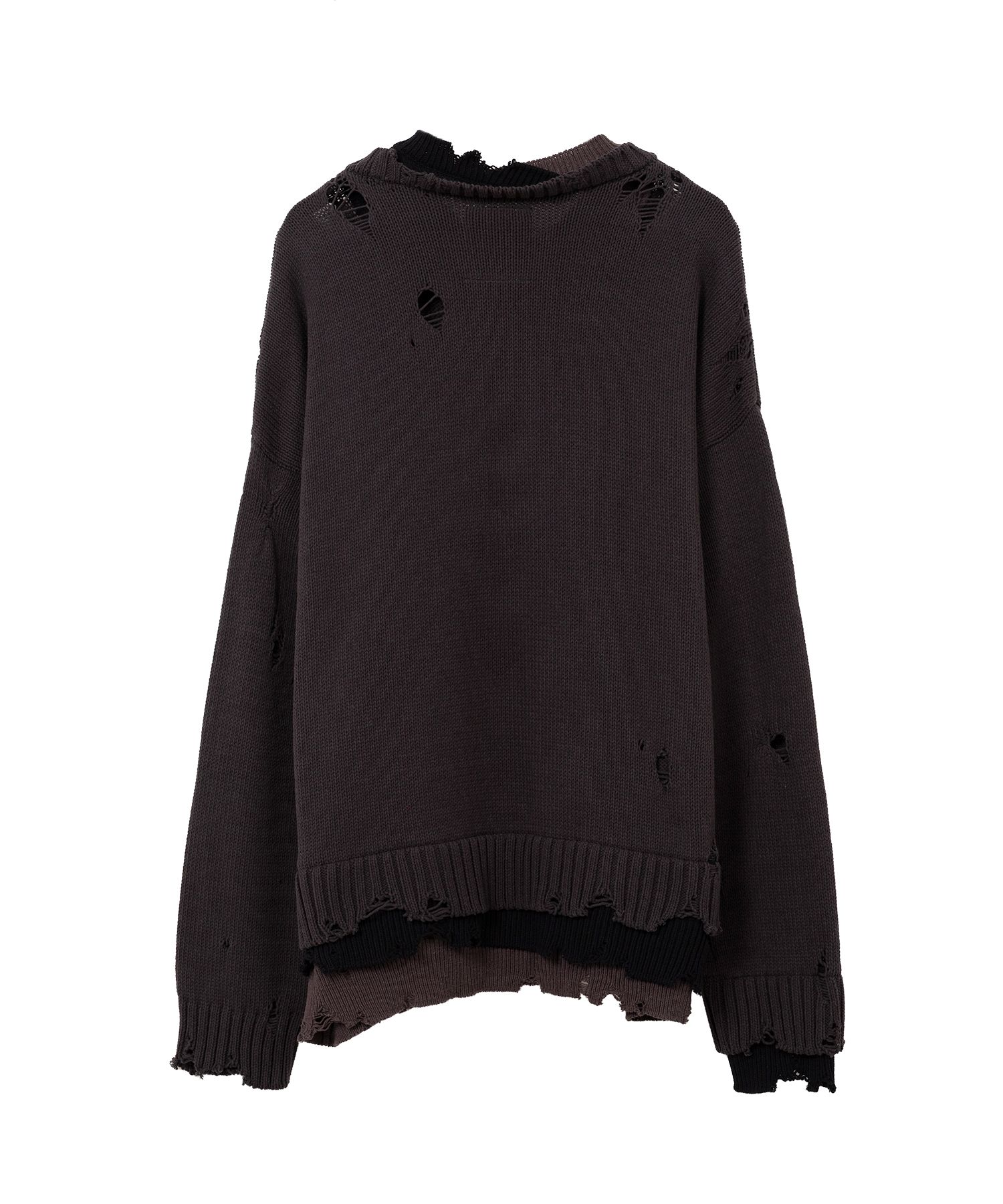 Triple Layered Knit Sweater