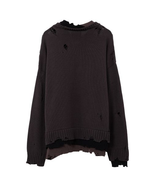 Triple Layered Knit Sweater