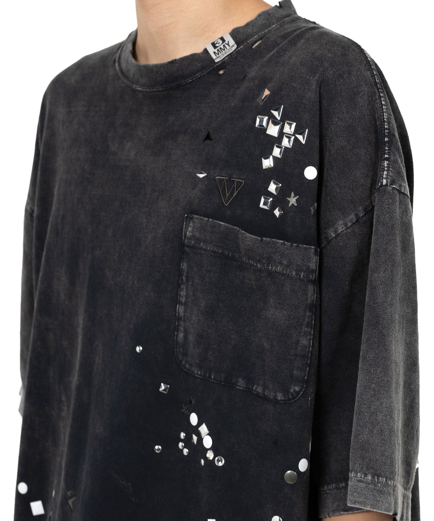 Embellished Bleached T-shirt