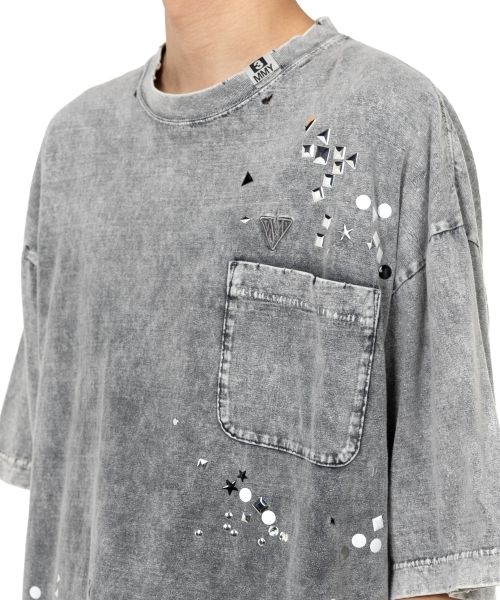 Embellished Bleached T-shirt
