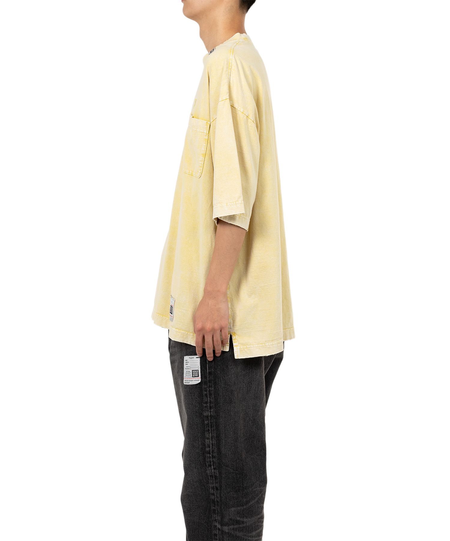 トップス MIHARA YASUHIRO Bleached Mini T-shirt Buy Maison Mihara Yasuhiro men bleached t-shirt for $340