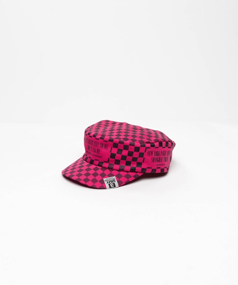 Check Printed Work Cap