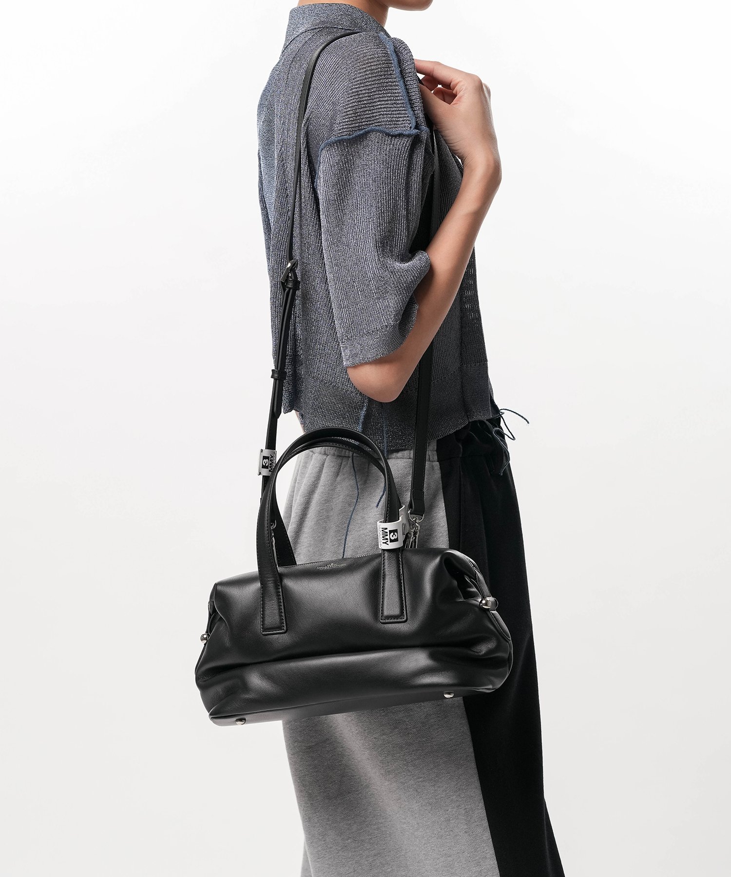 "PUCKER" Mini Boston Bag