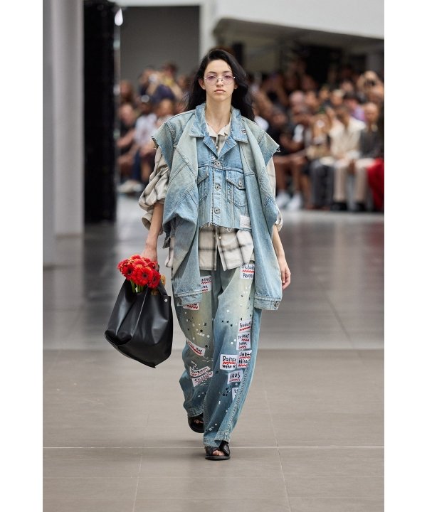 Video Rental Print Leather Shopping Bag