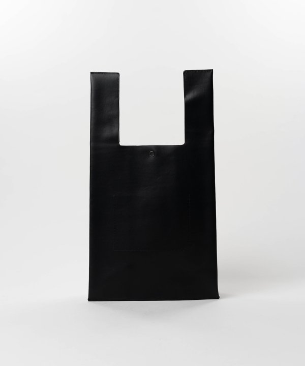 Cat Print Leather Shopping Bag