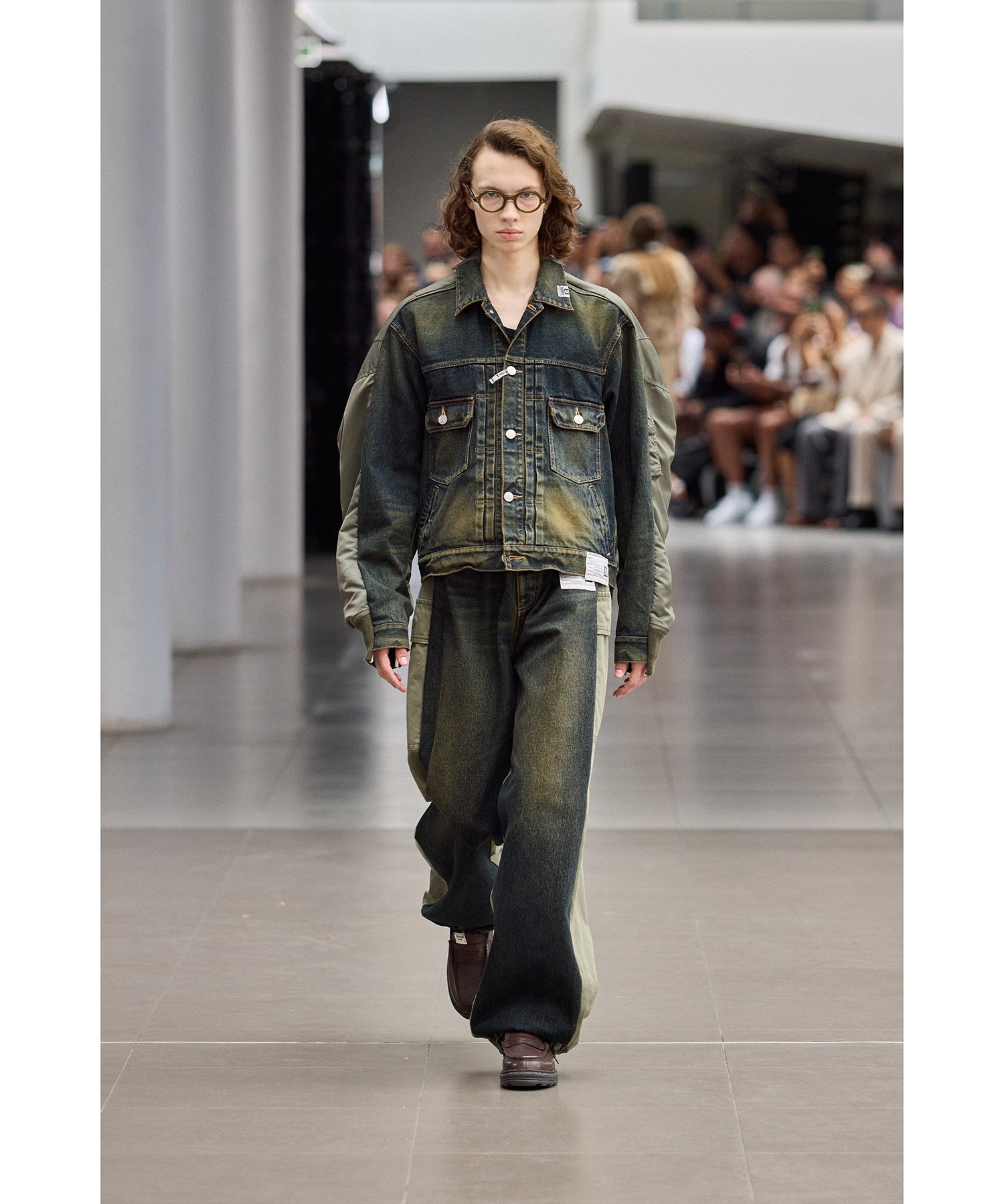 Front Back Combined Denim Jacket