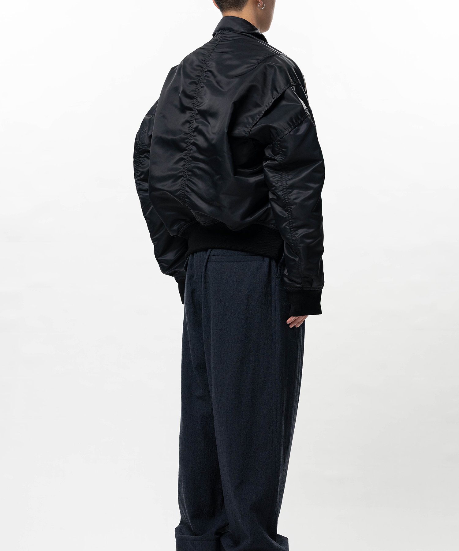 Front Back Combined Denim Jacket