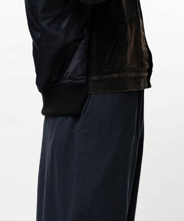 Front Back Combined Denim Jacket