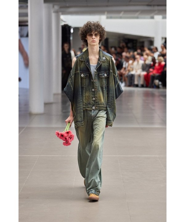 Vest Combined Denim Jacket