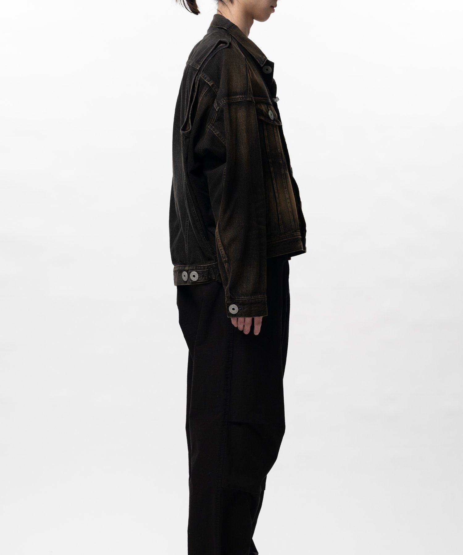 Vest Combined Denim Jacket