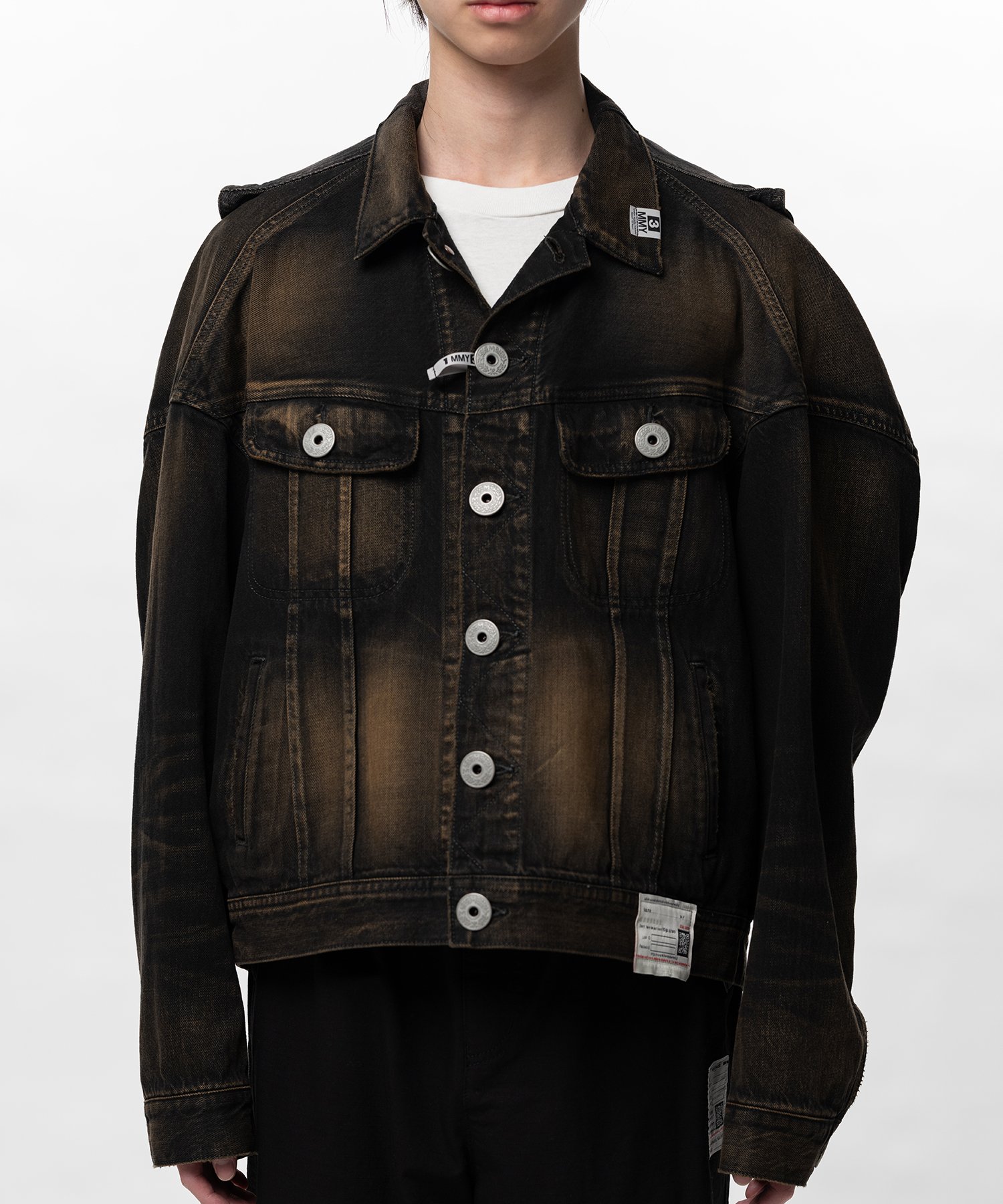 Vest Combined Denim Jacket