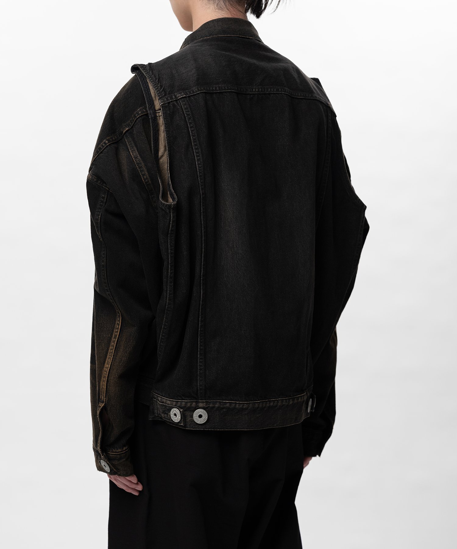 Vest Combined Denim Jacket