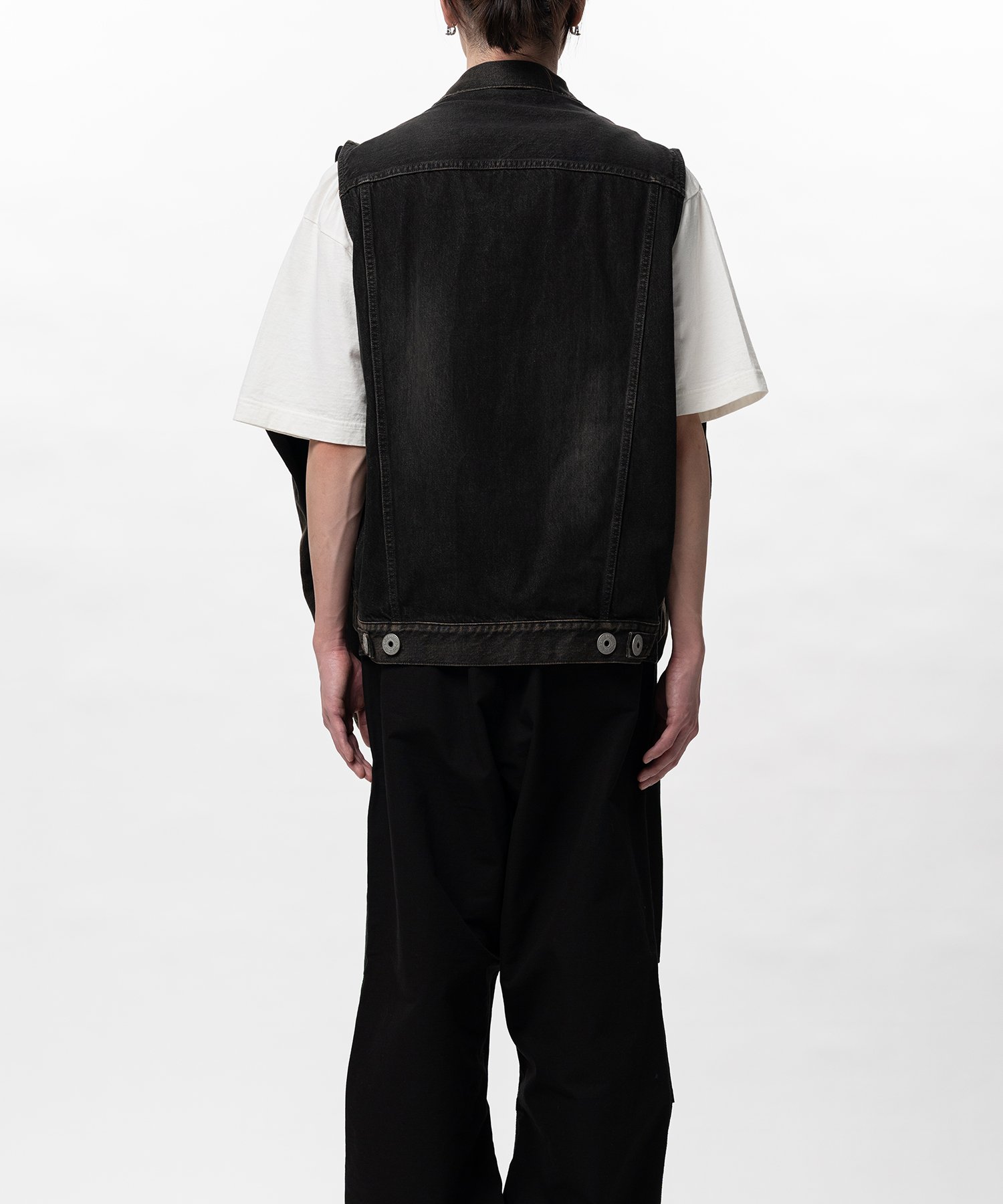 Vest Combined Denim Jacket