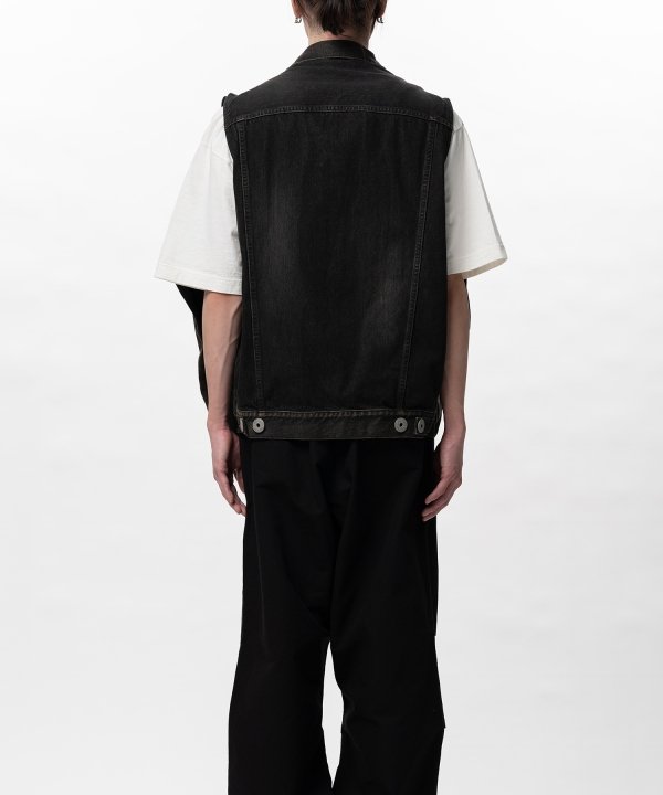 Vest Combined Denim Jacket