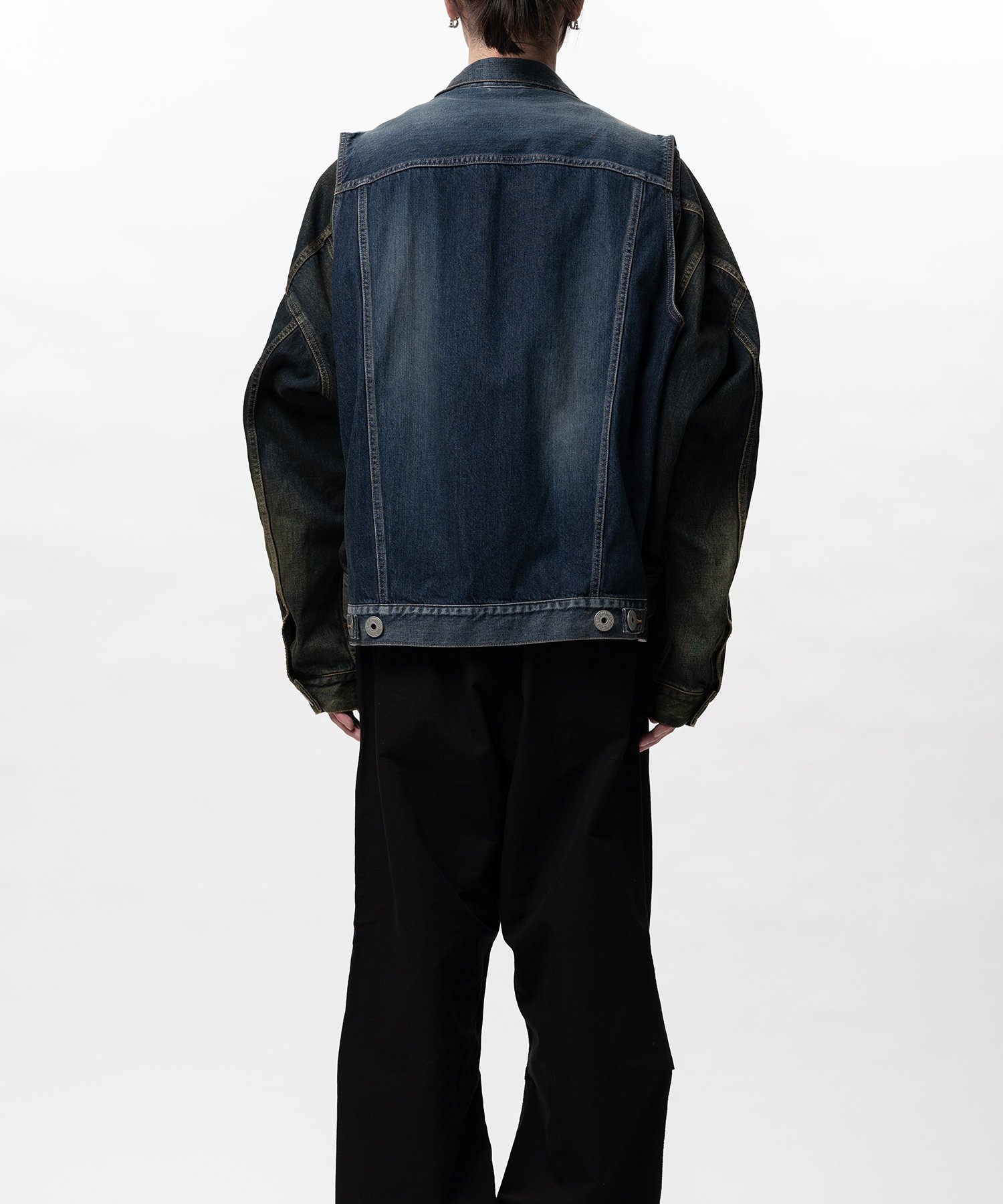 Vest Combined Denim Jacket