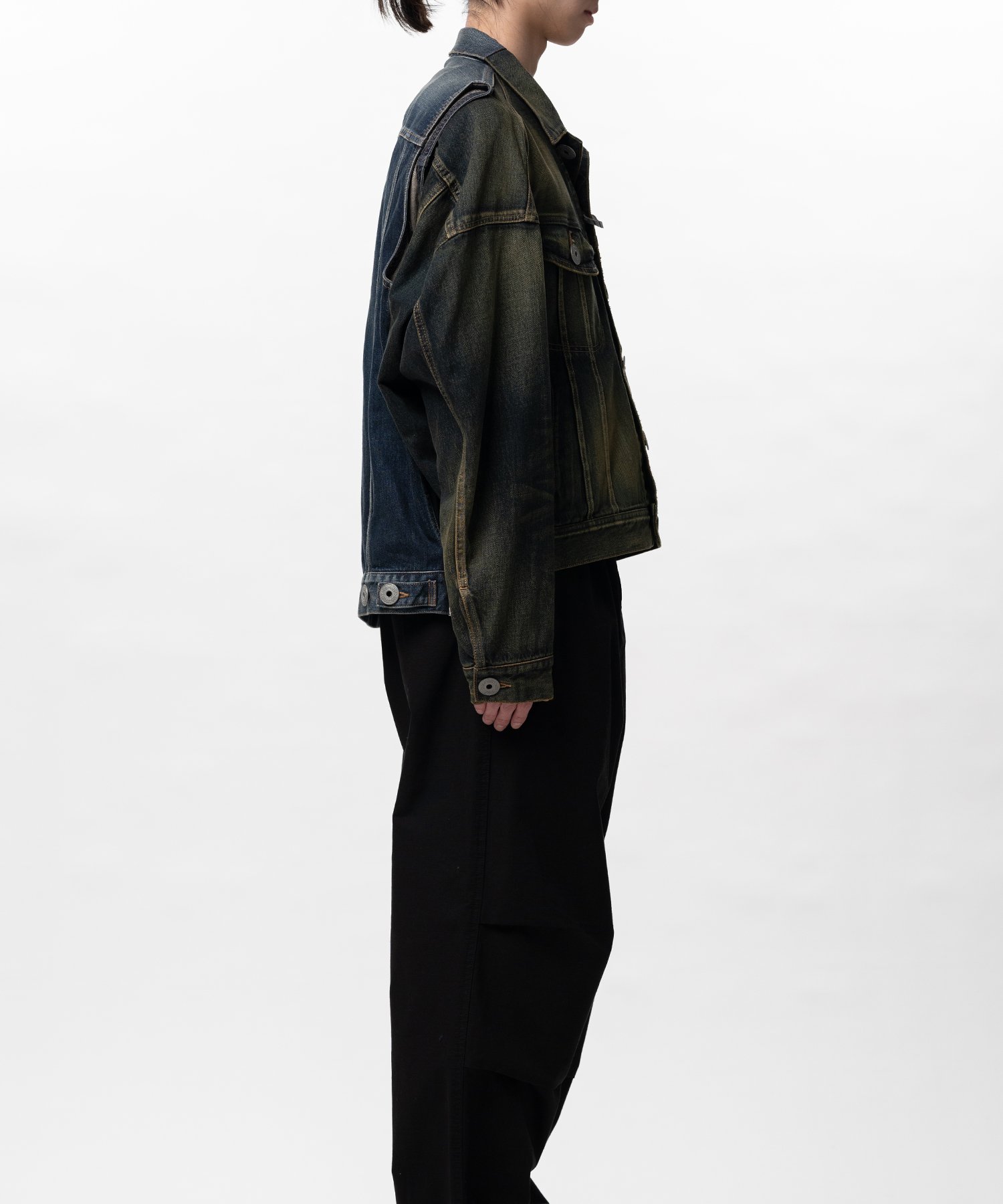 Vest Combined Denim Jacket