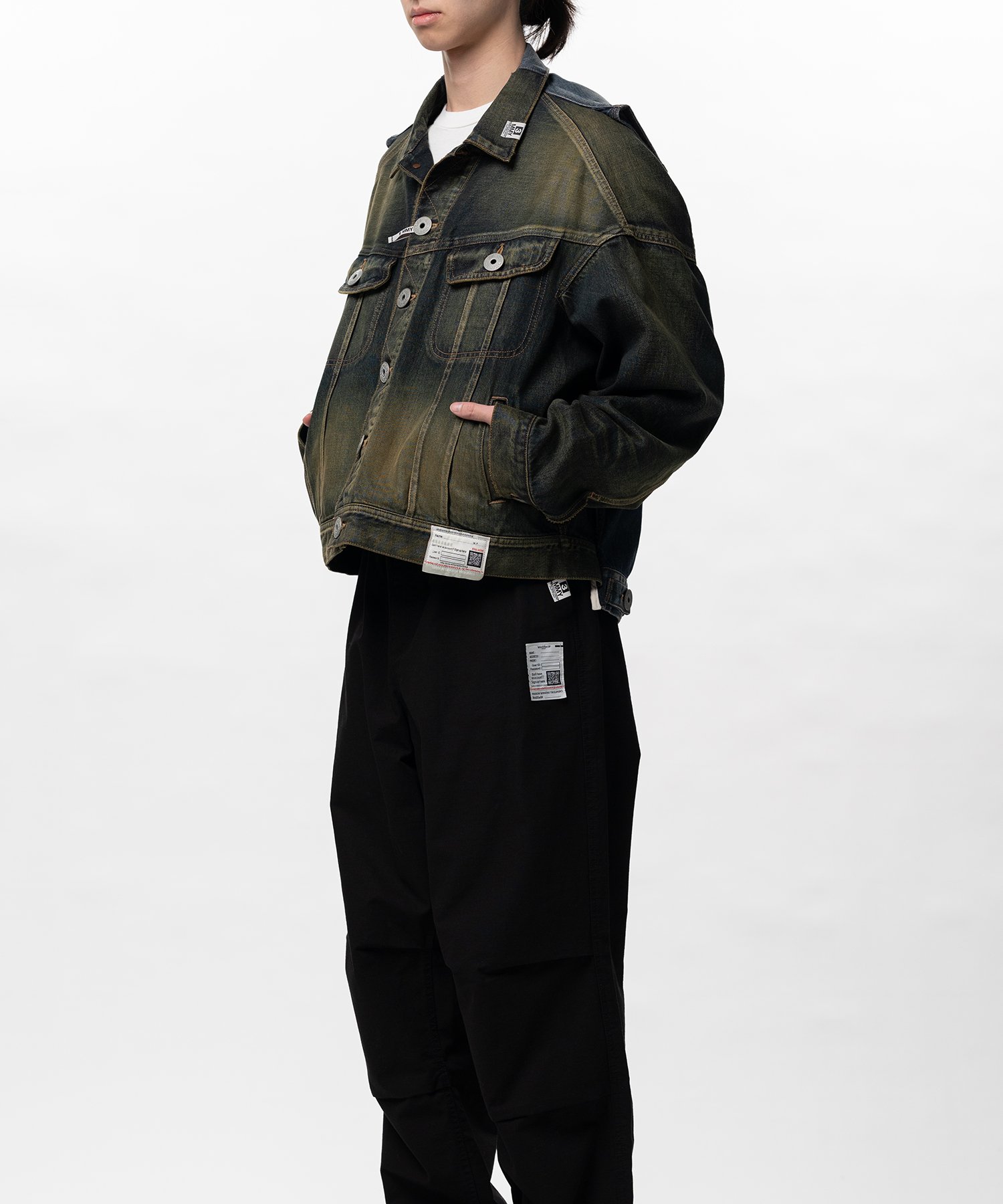 Vest Combined Denim Jacket