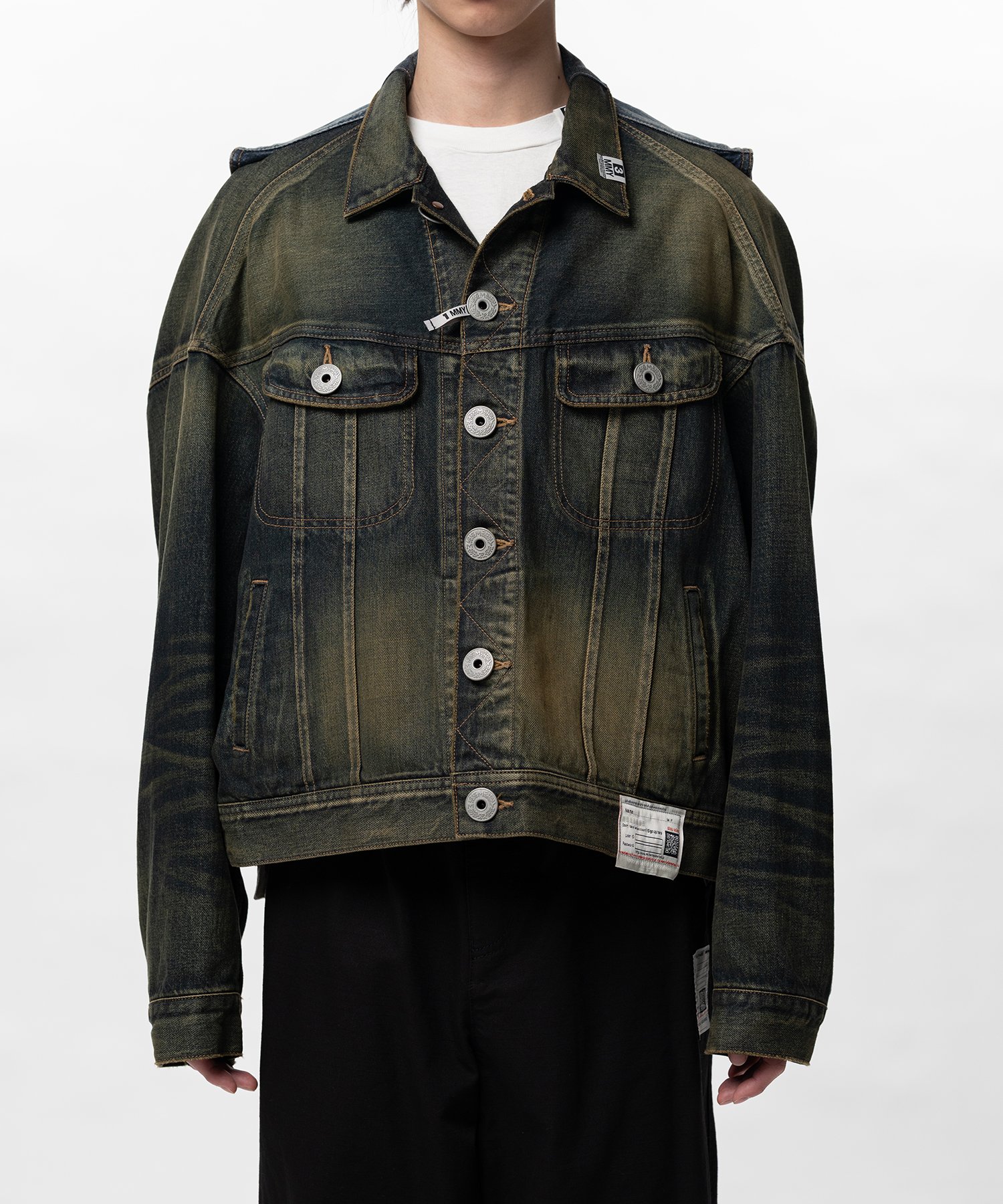 Vest Combined Denim Jacket