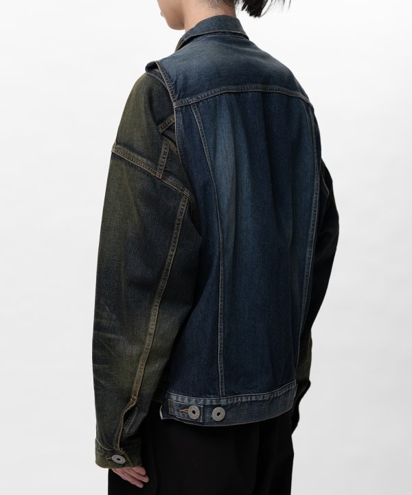 Vest Combined Denim Jacket