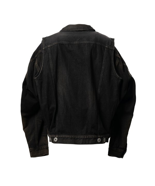 Vest Combined Denim Jacket