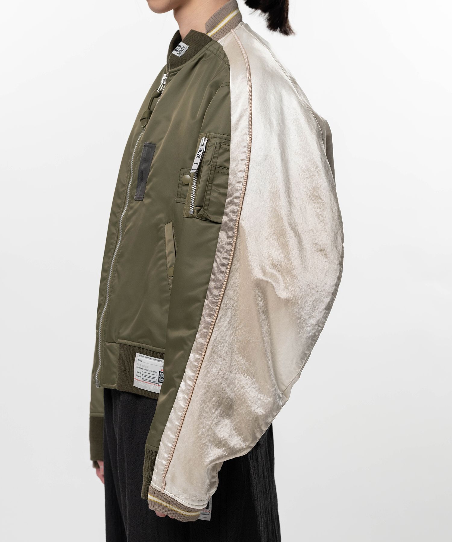 Front Back Combined Flight Jacket