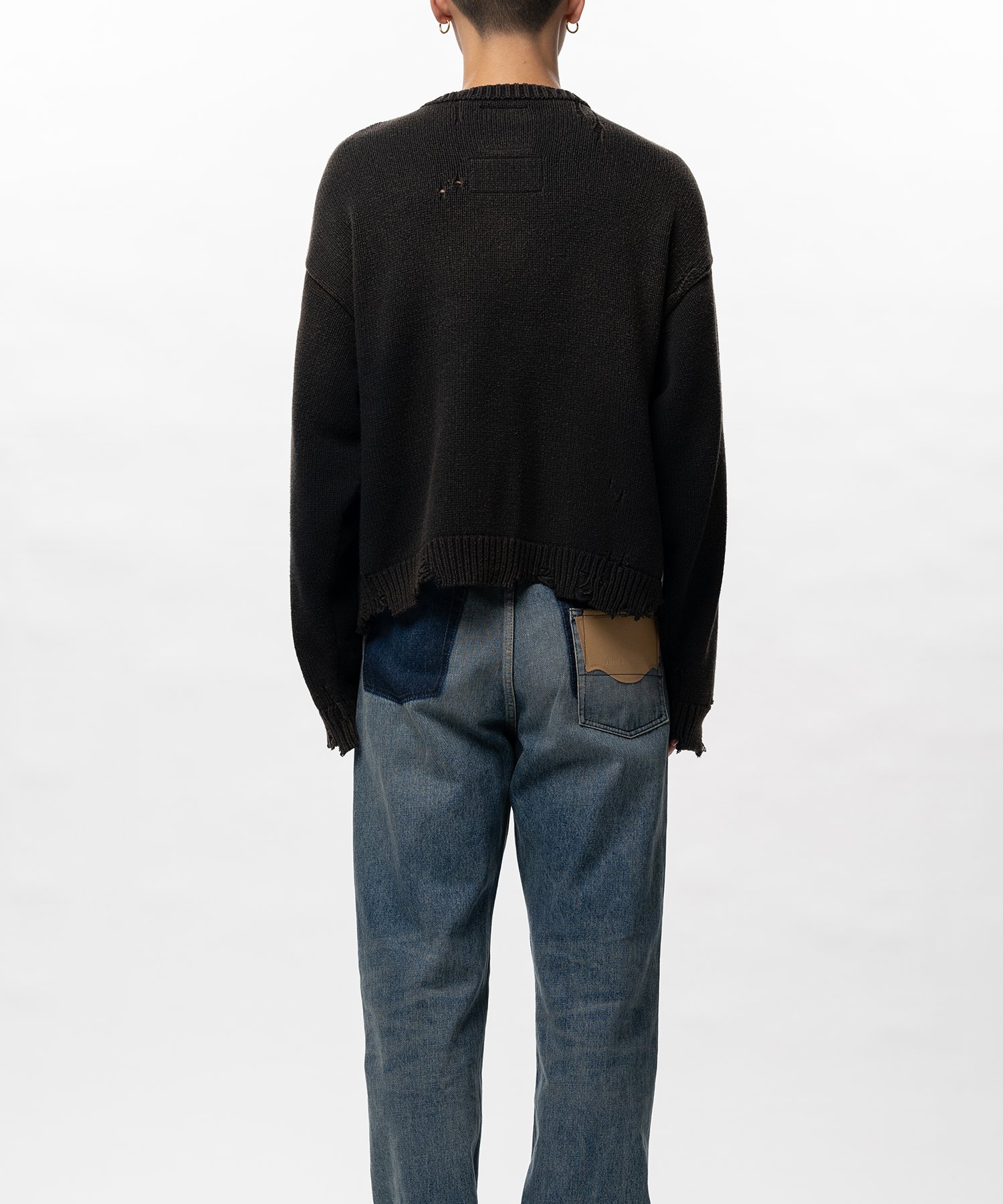 Dog Jacquard Knit Cardigan