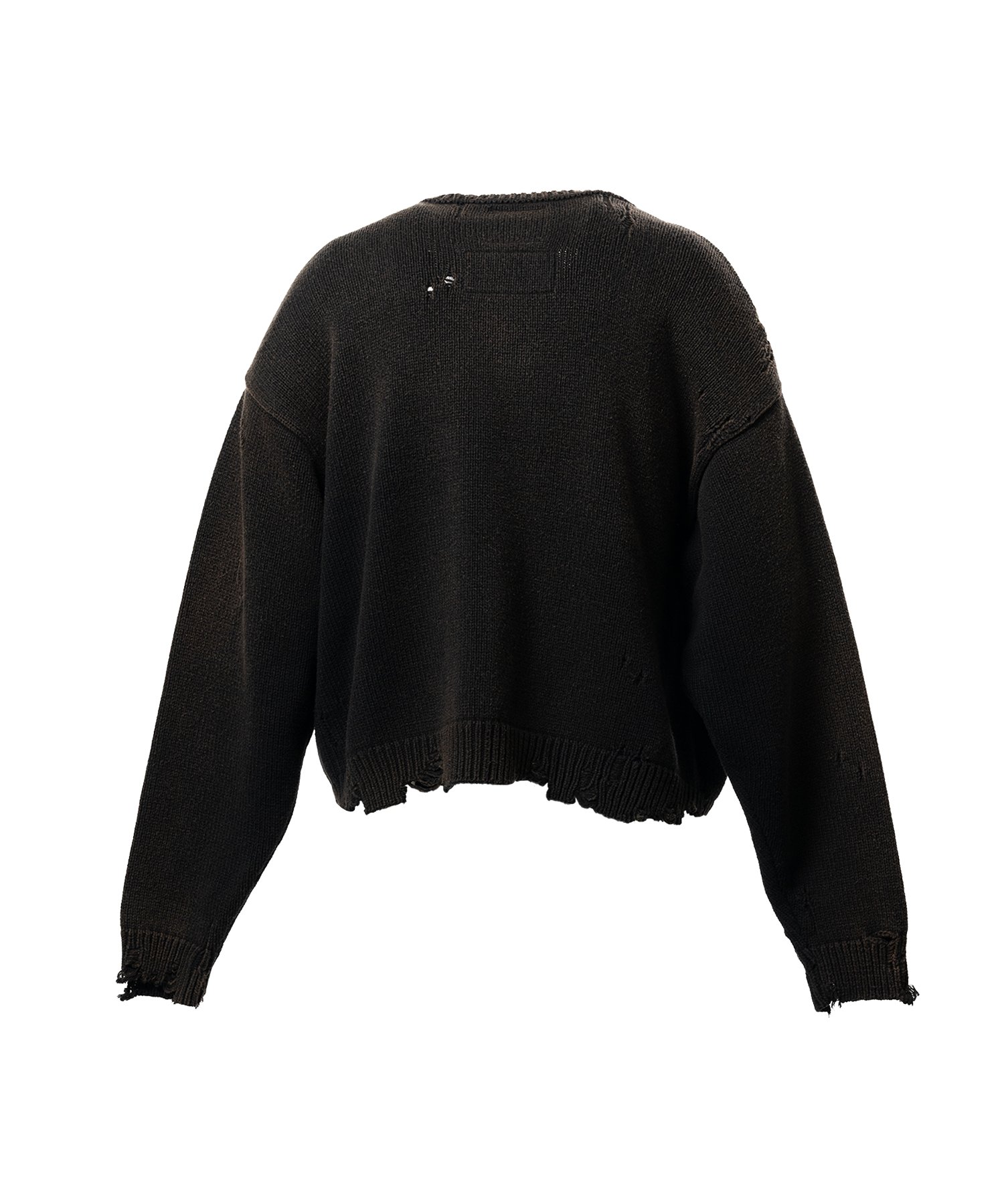 Dog Jacquard Knit Cardigan