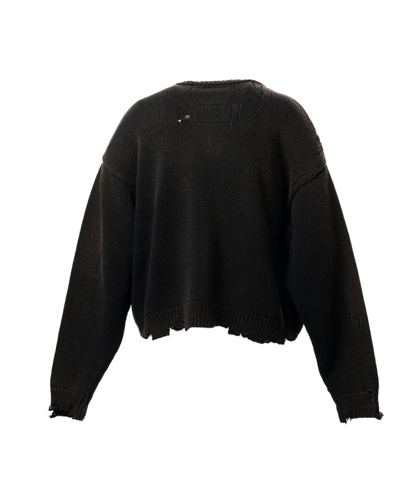 Dog Jacquard Knit Cardigan