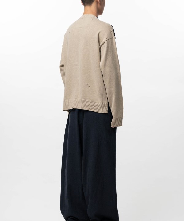 Front Back Combined Knit Cardigan