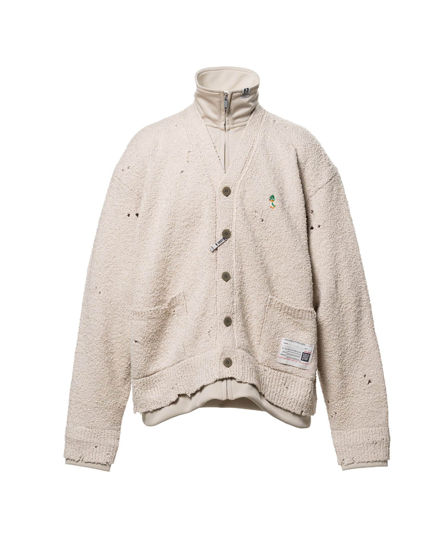 Layered Knit Cardigan