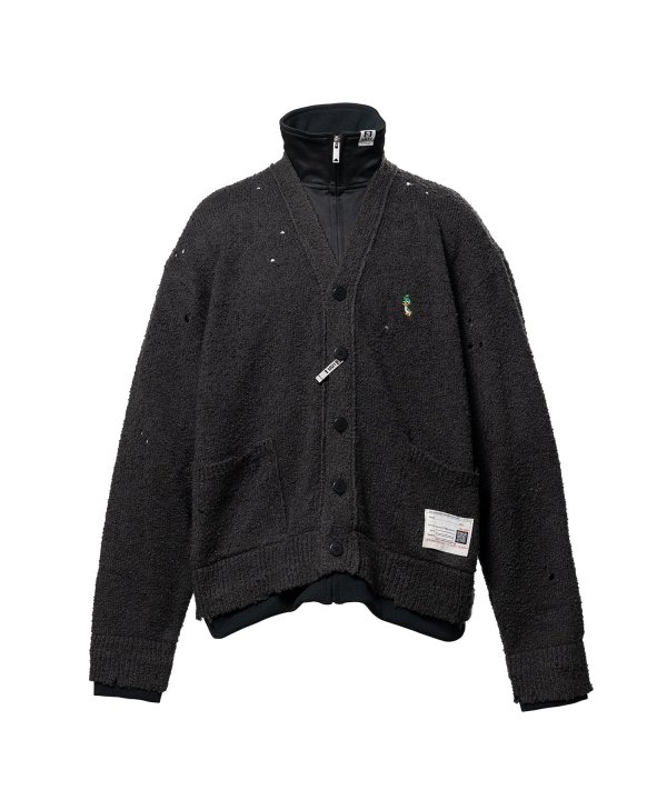 Layered Knit Cardigan