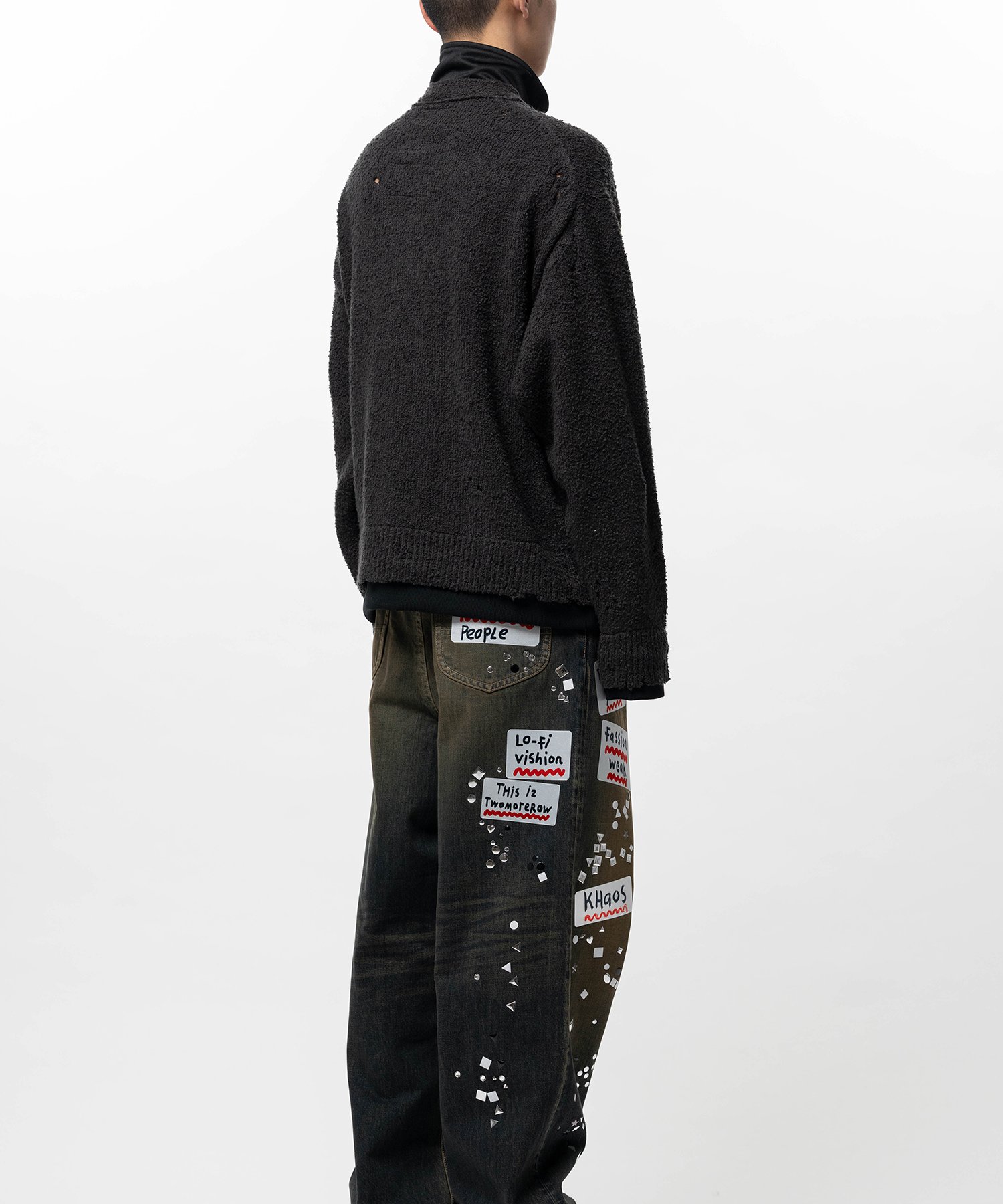 Layered Knit Cardigan