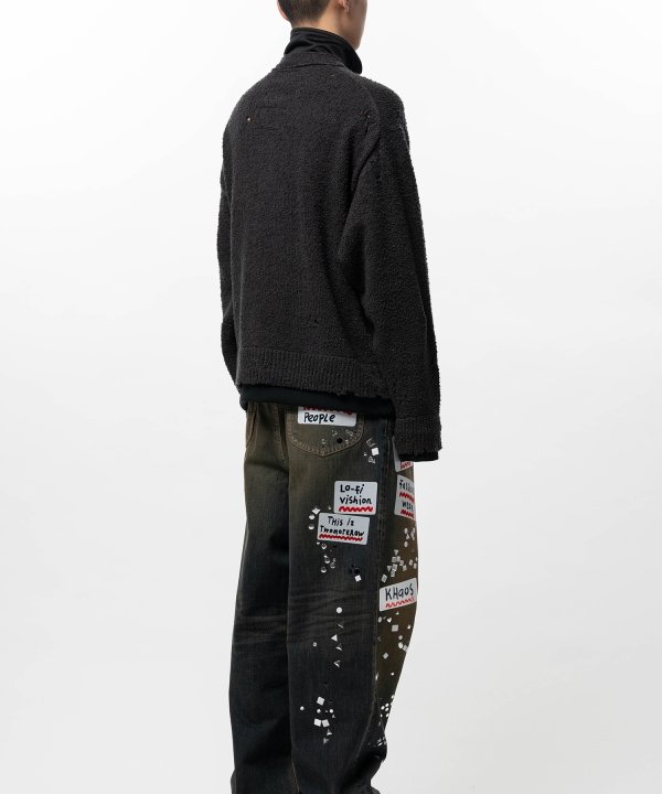 Layered Knit Cardigan