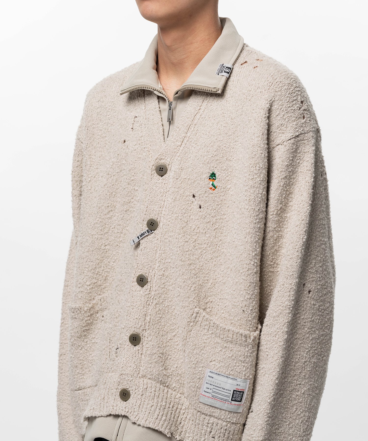 Layered Knit Cardigan