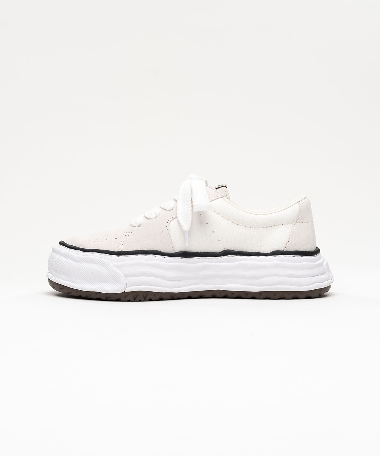 "ERIC" OG Sole Mix Material Low-top Sneaker