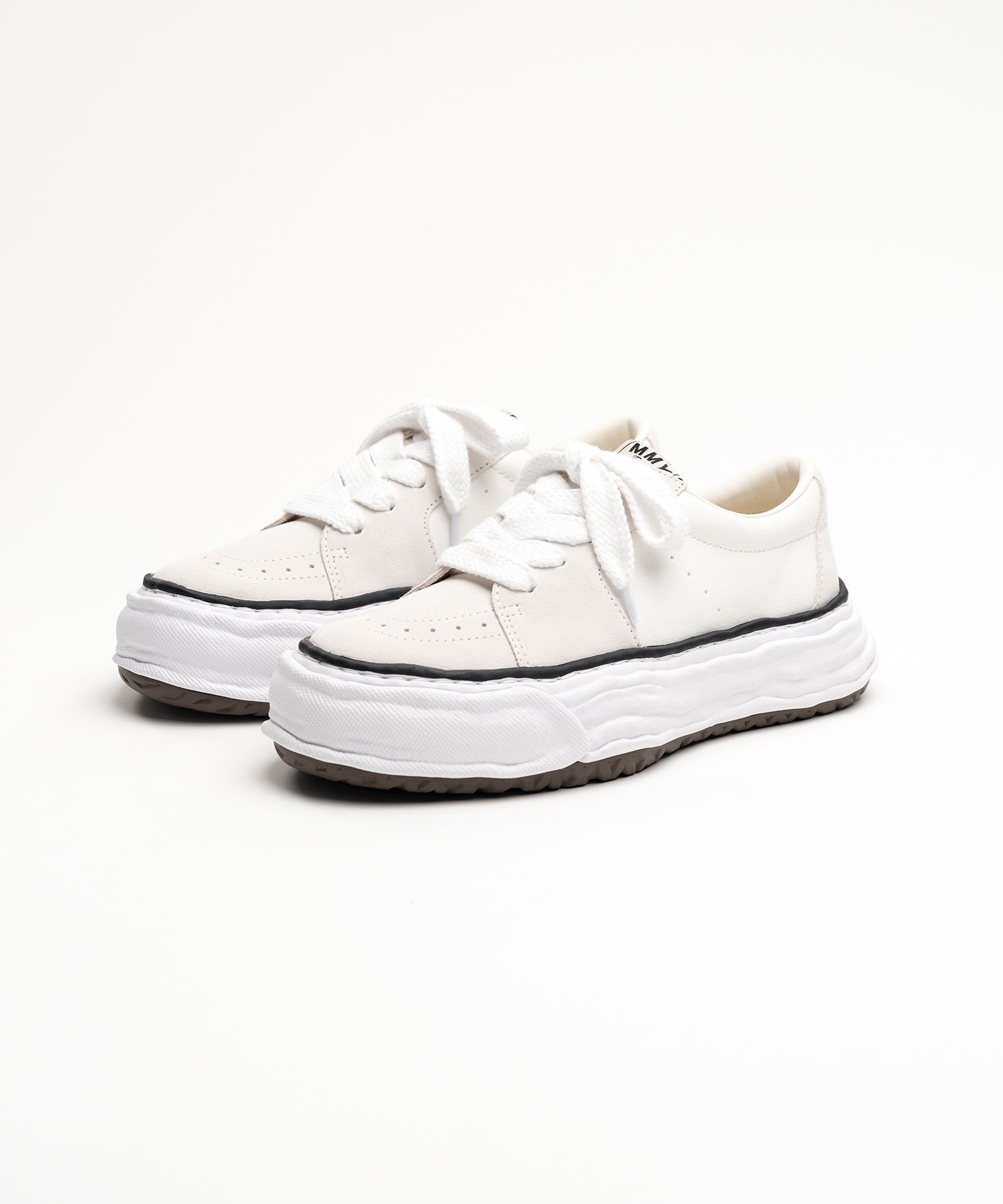 "ERIC" OG Sole Mix Material Low-top Sneaker