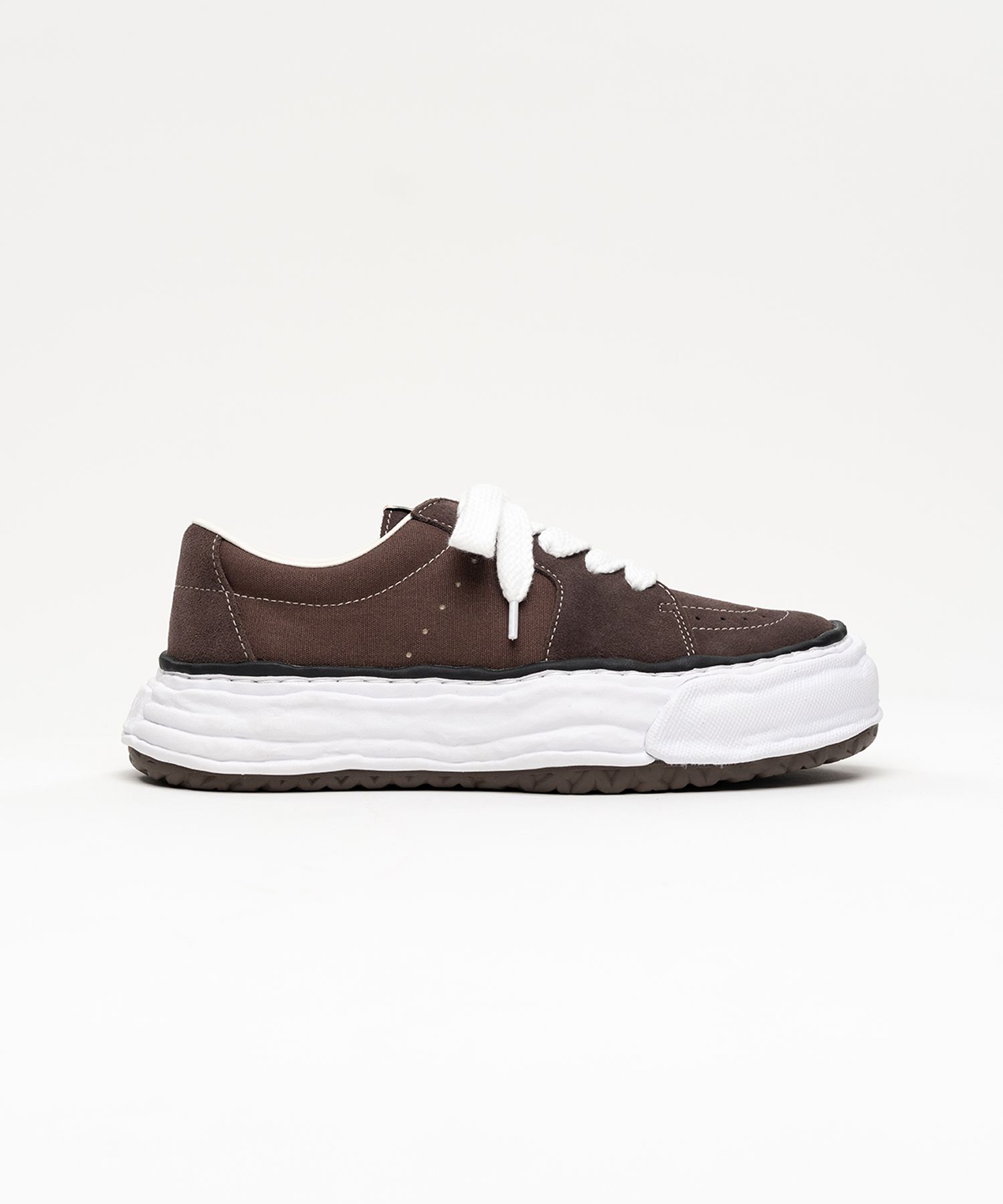 "ERIC" OG Sole Mix Material Low-top Sneaker