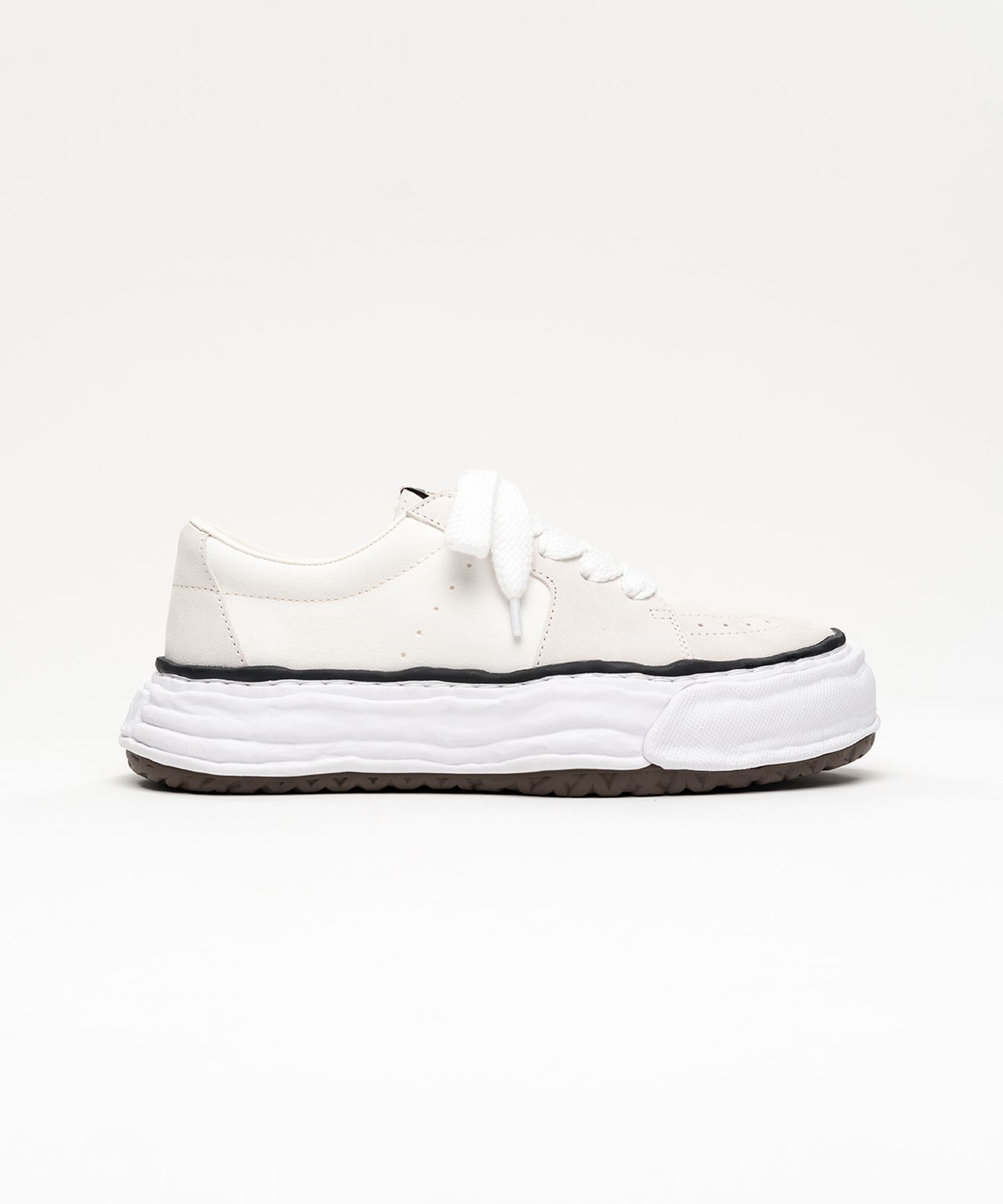 "ERIC" OG Sole Mix Material Low-top Sneaker