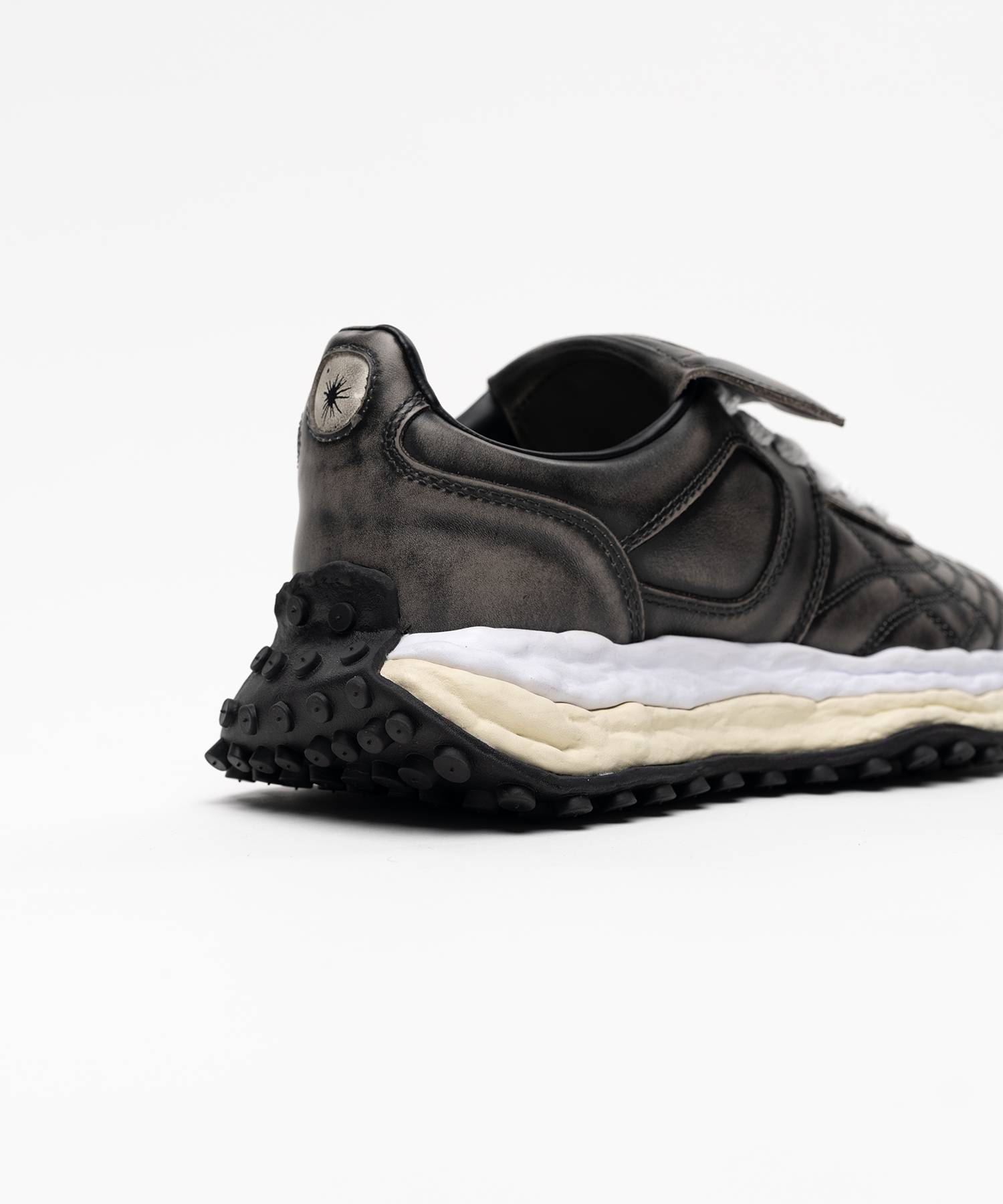 "SCOTT" OG Sole Vintage Leather Effect Low-top Sneaker